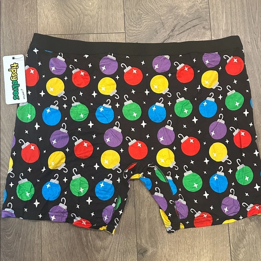 Tipsy Elves Jingle My Balls Bulb boxers & socks gift set